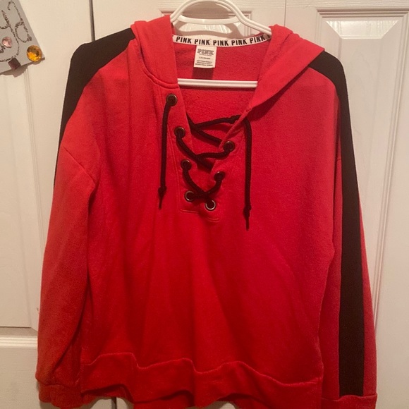 PINK Victoria's Secret Jackets & Blazers - Pink Victoria Secret Pullover